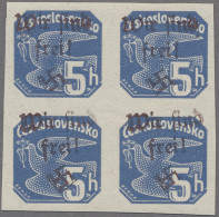 Sudetenland - Maffersdorf: 1938, Zeitungsmarke Der Tschechoslowakei 5 H. Kobalt - Sudetenland