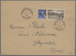 Dt. Besetzung II WK - Frankreich - Dünkirchen: 1940, Marken Aus Publikumsbesitz: - Bezetting 1938-45