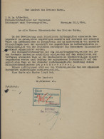 Feldpost 2. Weltkrieg: 1944, Eilnachrichtenkarten, Grün, Lila, Rot, Insges. 6 St - Autres