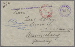 Kriegsgefangenen-Lagerpost: 1916, Kriegsgefangenenlager Holsworthy Bei Liverpool - Autres