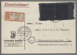 Berlin - Postkrieg: 1953, "Volksaufstand 17. Juni" 2 Werte Komplett Mit Postkrie - Cartas & Documentos