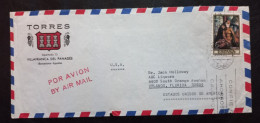 Spain Airmail Cover 1970 To United States - Cartas & Documentos