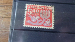 TCHECOSLOVAQUIE YVERT N° TAXE 102 - Timbres-taxe