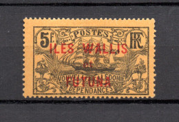 Wallis Et Futuna 1920 Old 5 Franc Stamp (Michel 17) Nice MLH - Nuevos