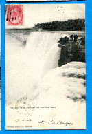 FEL1687, Niagara Falls, American Fall From Goat Island, Précurseur Circulée 1903 - Niagarafälle