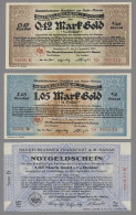 Deutschland - Notgeld - Hessen: 1923, Partie Von 6 Wertbeständigen Notgeldschein - [11] Emissioni Locali