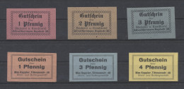 Deutschland - Notgeld - Sachsen: SCHWARZENBERG/DRESDEN; 1918, Partie Von 17 Notg - Lokale Ausgaben