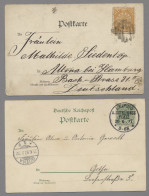 World Wide: 1876-1965, Partie Von 31 Belegen Mit U.a. Deutschem Reich-Bahnpostst - Sammlungen (ohne Album)