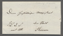 Liquidationsposten: Schleswig-Holstein - Vorphila | Markenlose Briefe - 1715-179 - Kisten Für Briefmarken