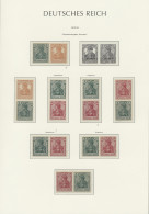 Liquidationsposten: Deutsches Reich - Zusammendrucke: 1913-1941, Postfrische Sam - Kisten Für Briefmarken