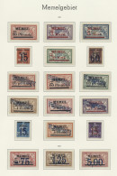 Liquidationsposten: Memel: 1920-1939, Interessante Sammlung In Allen Erhaltungsa - Kisten Für Briefmarken