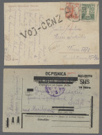 Liquidationsposten: Jugoslawien - 1918-52, Lot Karten Und Briefe, U.a. Express, - Kisten Für Briefmarken