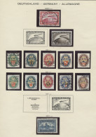 Deutschland: 1872-1990, Sammlung In Allen Erhaltungsformen In 2 Vordruckalben Mi - Collections