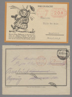 Deutschland: 1913-1957, FREISTEMPLER, Rund 90 Belege, Ca. 43 Bis 1945, 47 Ab 194 - Sammlungen