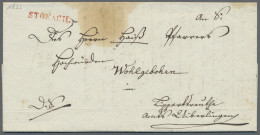Bayern - Vorphilatelie: 1823-63 (ca.), 25 Markenlose Faltbriefe Mit Netter Stemp - Sammlungen