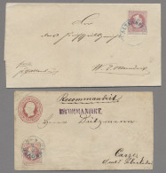 Hannover - Stempel: ORTSSTEMPEL; 1859-1864 (ca.), Sammlung Von 52 Gebrauchten Ga - Hanovre