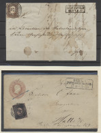 Preußen - Marken Und Briefe: 1805-1867, Sammlung In Einem Selbstgestaltetem Albu - Sonstige & Ohne Zuordnung