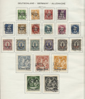 Deutsches Reich: 1872/1945 Umfangreiche Sammlung Mit Dienstausgaben Und Bes. II - Sammlungen