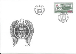 FDC 1036 Czech Republic First Horse-drawn Tram Line 2019 - FDC