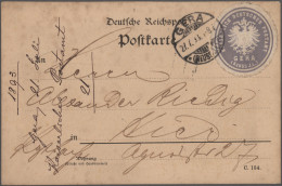 Deutsches Reich - Dienstmarken: 1876/1907, Portofreiheit Fürstentum Reuss, Parti - Dienstmarken