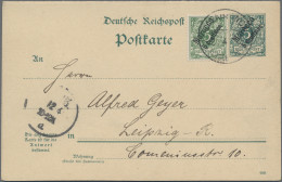 Deutsche Auslandspostämter + Kolonien: 1898/1908, Partie Von 19 Gestempelten Gan - Other & Unclassified