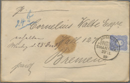 Deutsche Post In China: 1889/1897, Schöner Sammlerbestand Von 36 Vorläufer-Beleg - Deutsche Post In China