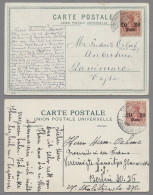 Deutsche Post In Der Türkei: 1901-1911, Partie Von 26 Verschiedenen Ansichtskart - Deutsche Post In Der Türkei