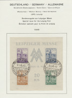 Deutschland Nach 1945: 1945/1948 Ca., Interessanter Guter Nachlass Mit Lokalpost - Sammlungen