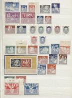 DDR: 1949-1990, Postfrische Sammlung In 2 Einsteckbüchern Mit U.a. Diversen Bess - Sammlungen