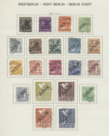 Berlin: 1948/1990 Ca., Bis Auf Block 1 In Den Hauptnummern Komplette, Meist Saub - Used Stamps