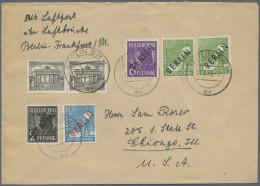 Berlin: 1945/1990, Saubere Sammlung Von 48 Briefen Und Karten Mit Nur Interessan - Covers & Documents