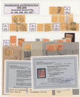 Bizone: 1945/1946, AM-Post Deutscher Druck, Umfassende Spezialsammlung Von über - Autres & Non Classés