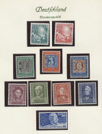 Bundesrepublik Deutschland: 1949/1960 Ca., Mehrfach Angelegte Sammlung, Dabei Po - Sammlungen