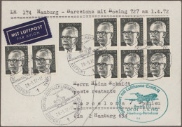 Bundesrepublik Deutschland: 1956/1999, Partie Von 87 Briefen Und Karten Nur Mit - Collections