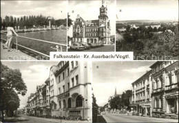 72396711 Falkenstein Vogtland Freibad Rathaus Wilelm Pieck Strasse  Falkenstein - Falkenstein (Vogtland)