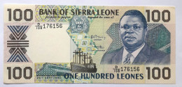 SIERRA LEONE  - 100  LEONES - P 18  (1990) - UNC -  BANKNOTES - PAPER MONEY - Sierra Leona