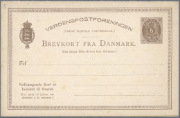 Denmark - Postal Stationery: 1885/1965 (ca.), Reply Cards (Double Cards), Collec - Ganzsachen