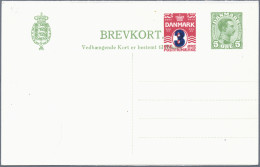 Denmark - Postal Stationery: 1885/1965 (ca.), Reply Cards (Double Cards), Collec - Interi Postali