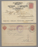 Finland - Postal Stationery: 1904-17, 20 Russian Postal Stationery Cards With Ca - Postal Stationery