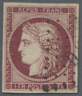 France: 1849-1937, Gut Bestückte Und Teils Spezialisierte Sammlung In Unterschie - Sammlungen