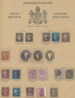 Great Britain: 1841-2012, Sammlung In 3 Schaubek-Vordruckalben Mit U.a. älterem - Gebraucht