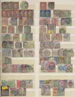 Great Britain: 1841-1997, Gestempelte Dublettenpartie In Einem Einsteckbuch Mit - Used Stamps