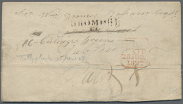 Ireland -  Pre Adhesives  / Stampless Covers: 1803-1850 (c.), 25 ELs Incl. Inter - Prephilately