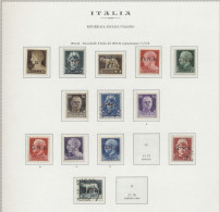 Italy: 1944-1954, "Soziale Republik", Übergangszeit 1945-1946, Militärpostmarken - Sammlungen