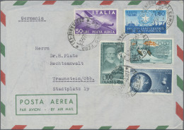 Italy: 1924/1965, Italy+some San Marino, Assortment Of 27 Covers/cards, Comprisi - Collections
