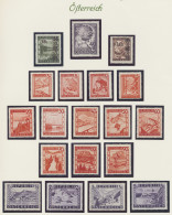Österreich: 1908/2001 Ca., Schöne Sammlung In 3 Borek-Vordruckalben U. Einem Ste - Sammlungen