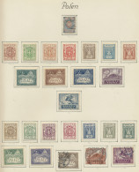 Poland: 1860-1938, Interessante Sammlung */gestempelt Auf Selbstgezeichneten Bor - Used Stamps