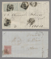 Spain: 1858-1879 (c.), The Remarkable Holding Of Approximately 550 Franked ELs, - Andere & Zonder Classificatie