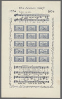 Czechoslowakia: 1934, "100 Jahre Tschechische Nationalhymne"-Schmuckbogenpaar (M - Unused Stamps