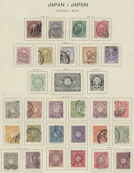 Oversea: 1844-1937 (ca.), Ungebrauchte Und Gestempelte Sammlung In 2 Alten Schau - Collections (en Albums)